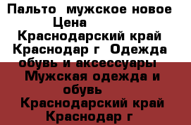 Пальто  мужское новое › Цена ­ 3 000 - Краснодарский край, Краснодар г. Одежда, обувь и аксессуары » Мужская одежда и обувь   . Краснодарский край,Краснодар г.